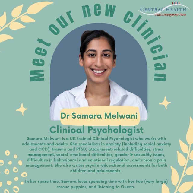Welcome to the team Samara! She is available Monday - Fridays, contact our team at ccc@centralhealth.com.hk to book a consultation today!