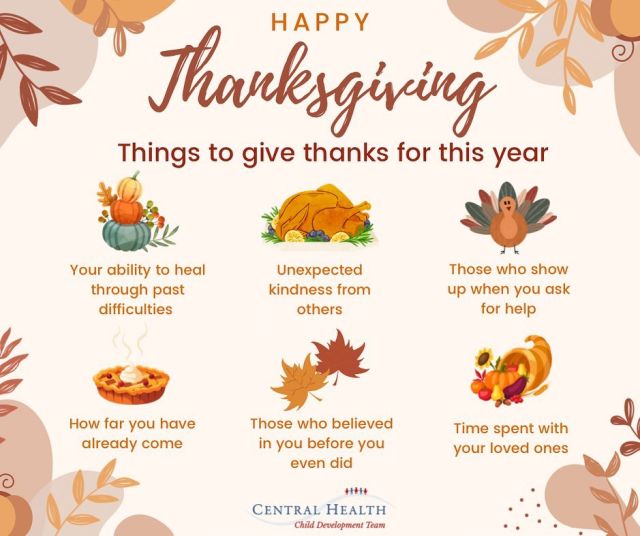 🧡💛Happy Thanksgiving!💛🧡

Thanksgiving is the perfect time to remind us to be grateful for everything we have, whether it’s big or small! No matter how you celebrate, or who you celebrate with, take this opportunity to slow down and reflect on the blessings in your life.