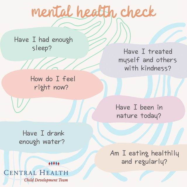 ✨ Make your mental health a priority! ✨

Everyday our well-being is influenced by so many different aspects of life. Remember to always take some time to check in with yourself.